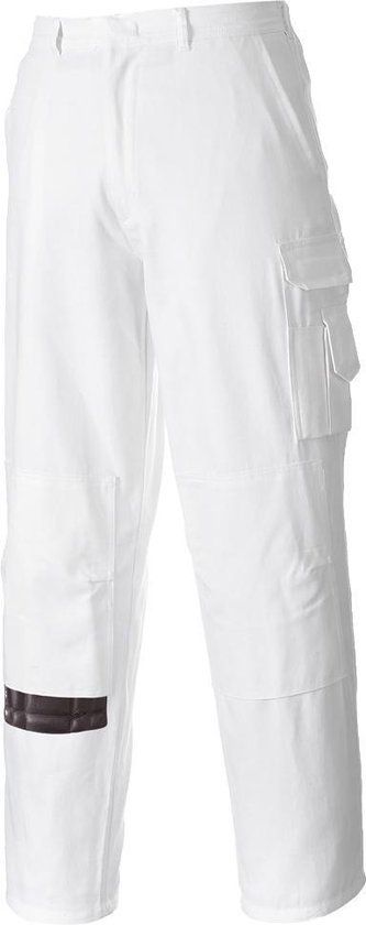 Portwest S817 Schildersbroek Wit - L - Mannen