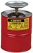 JUSTRITE Plunger can Metal - RED 4 litre