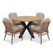 LUX outdoor living Cleve/Alicante Zand Dining Tuinset