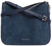 Michael Kors Nayla Medium Messenger Bag Navy Leer
