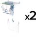 Foxydry 2x Fold 60 DOWN Sèche-linge mural - Blanc