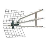 Metronic 415052 externe antenne, versterkt, 45 DB, 694 MHz, grijs
