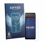 Savvies Screenprotector voor Sunmi V3e - Folie Beschermfolie transparant 6 Stuks