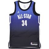 nike-nba NBA Debardeur de basket-ball pour hommes Dri-fit Swingman Jersey No 34 Giannis Antetokounmpo All Star Game 23 Sapphire