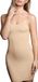 Bye Bra Invisible Jurk, corrigerende onderjurk, Slipdress Voor Dames, Shapewear Voor Dames, Verstelbare Bandjes, Beige, M