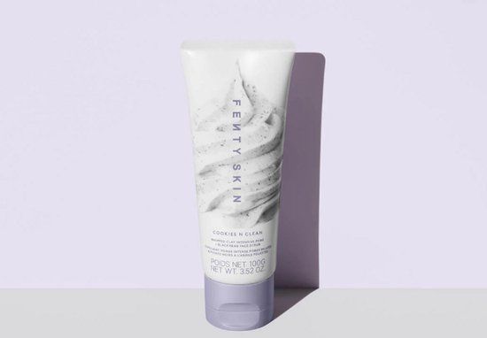 Fenty Skin Fenty Beauty Cookies N Clean Whipped Clay Intensieve Gezichtsscrub tegen Poriën en Mee-eters met Vulkanisch Zand & Houtskool
