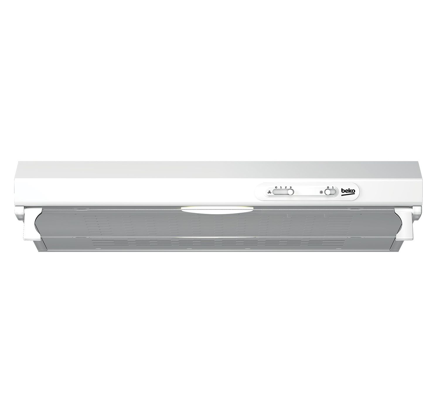 Beko CFB 6310 W - Afzuigkap - Muurmontage - Wit - 160 m³/uur - D