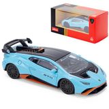 Lamborghini Huracan STO 1:43 Schaal Die-Cast Modelauto - Blauw