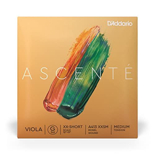 D'Addario Ascenté Viola Strings - A413 XXSM - Medium Tension - G String - Extra Extra Short Scale