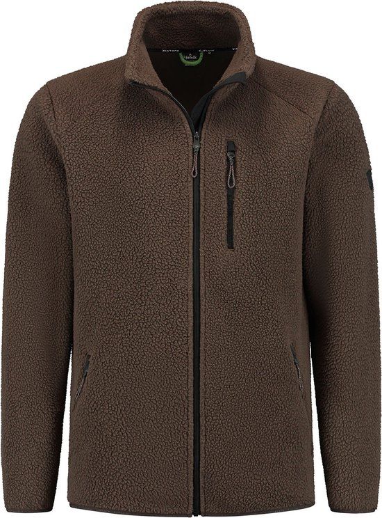 Kjelvik Sherpa Fleece Febe Mannen - Bruin - Maat 2XL - Herfst/Winter 2024