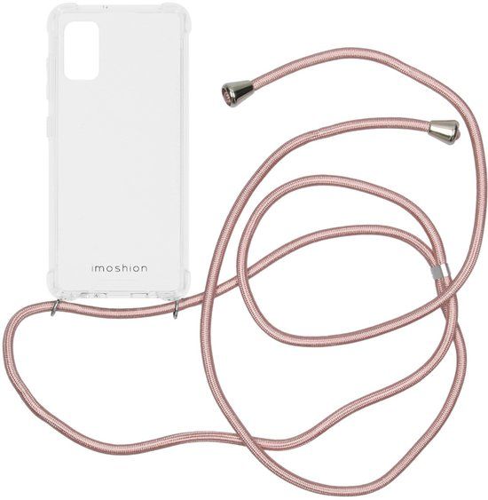imoshion Hoesje - Geschikt voor Samsung Galaxy A41 - Backcover met koord - Rosé Goud