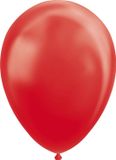 Merkloos / Sans marque Globos Rode ballonnen metallic 30cm | 10 stuks