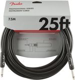 PRO Fender Instrumentkabel - 25ft Zwart