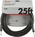 PRO Fender Instrumentkabel - 25ft Zwart