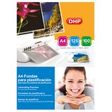 DHP Lamineerhoezen, A4, 125 micron, glanzend, doos met 100 stuks