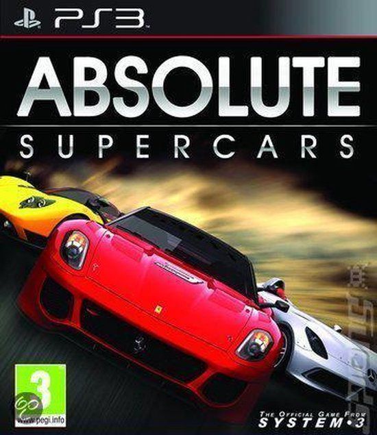 Merkloos Absolute Supercars (FR) - PlayStation 3 - Actie - Blu-ray - PAL