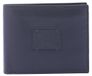 Renato Balestra Portefeuille homme cuir véritable Corvus noir bleu Black B UNICA 10x12x2.5 cm 1916-TG-NERO