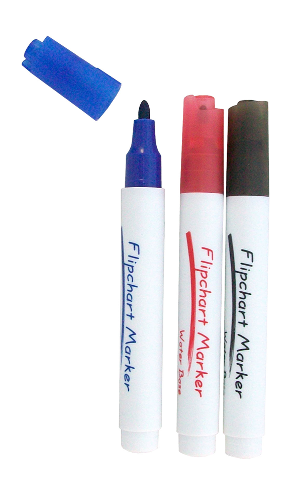 CON:P Set Flipchart Markers (Ro+Gr+Bl) - B34130