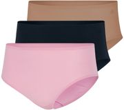 adidas Sportswear 3PK HIPSTER - Dames Onderbroek - beige, zwart, roze