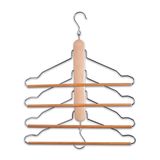 Zeller Present 17122 kleerhangers Beuken, Metaal Natuurlijk