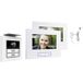 m-e modern-electronics VDV 20206 W Ensemble complet pour interphone vidéo sans fil blanc