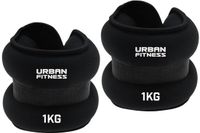 UFE Urban Fitness Enkelgewichten - Polsgewichten - Neopreen - 1 kilogram - Zwart