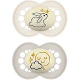 MAM Original Night Fopspenen 2 st