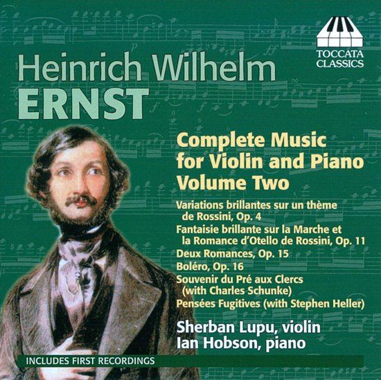 Sherban Lupu Ernst: Music For Violin Vol.2