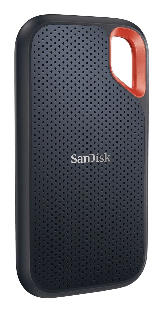 SanDisk Extreme Portable SSD 2TB - USB-C 3.2 Gen 2 - Black