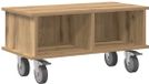 vidaXL Meuble TV 68,5 x 35 x 35 cm Chêne artisanal bois d'ingénierie