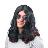 Bristol Novelty BW481 Ozzy Osbourne pruik, zwart/rood