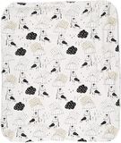 IGI Natur Babybekleidung Biologische kruipdeken, 85 x 100 cm, GOTS-gecertificeerd, regenvogels