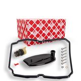 febi bilstein 100253 Transmissieoliefilterset voor automatische transmissie, met afdichting, O-ring en bevestigingsschroeven, 1 stuk