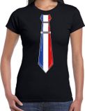 Bellatio Decorations Verkleed shirt voor dames - Zwart - Katoen - M