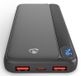 Nedis Powerbank | 10.000 mAh | 20 W | USB-C™ en 2x USB-A | Display - PBKPD20W125BK