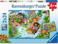 Ravensburger Pretpark Kinderpuzzel - 2 x 24 Stukjes
