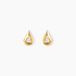 Boucles d'oreilles puces pureté or jaune diamant