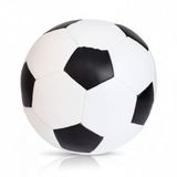 Alldoro 60312 Softbal Diameter-18 cm, Zwart/Wit