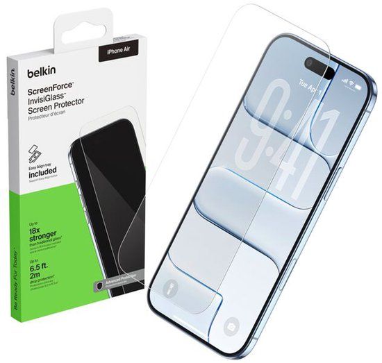 Belkin InvisiGlass iPhone Air glazen screenprotector