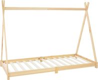 ML-Design Kinderbed Tipi 90x200 cm Hout Bruin