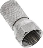 InLine 69912A kabel-connector F Zilver