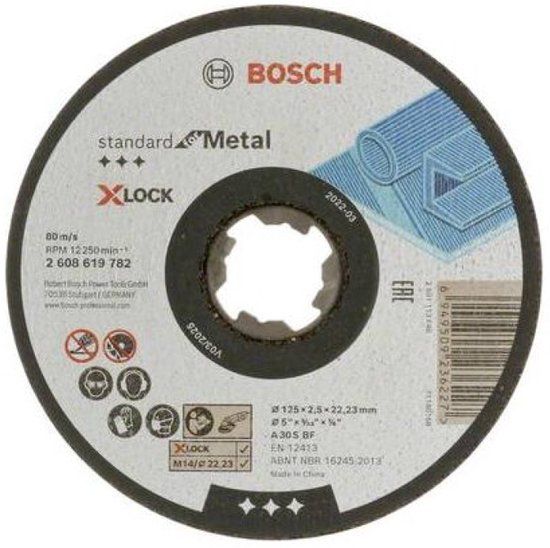 Bosch Professional Bosch PRO Metal X-Lock snijschijf 125 x 2,5 x 22,23 mm