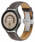 Wigento Samsung Kunstleren horlogeband voor Galaxy Watch 6, 5, 4, Normal, Pro, Classic, alle maten