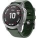 Strap-it Garmin Descent MK3i - 51mm siliconen bandje (donkergroen)