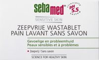 Sebamed Zeepvrij Wastablet - 150g - Zeepvrij - Voor Handen, Gezicht & Lichaam