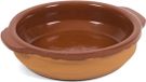 Gerimport Tapas bakje/schaaltje - San Sebastian - met handvat - 17 cm - aardewerk - bruin