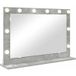 Maison Exclusive Miroir de vanité gris béton 80 x 55 x 18 cm rectangulaire