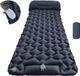 Tapis de couchage auto-gonflant bleu marine sans marque