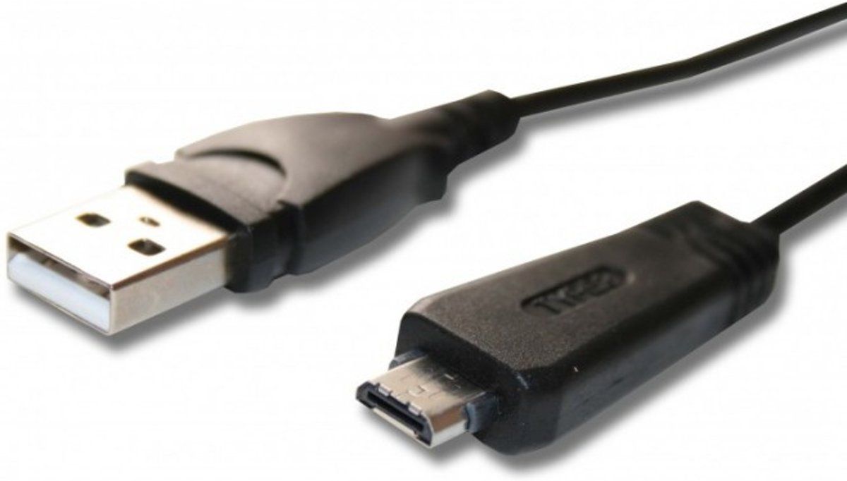 VHBW USB kabel compatibel met VMC MD 3 voor Sony Cyber shot cameras 1