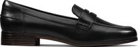 Clarks Hamble Dames Loafers - Black Leather - Maat 37